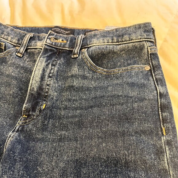 Banana Republic Premium Denim High-Rise Slim Jean in Medium Wash - Picture 1 of 6